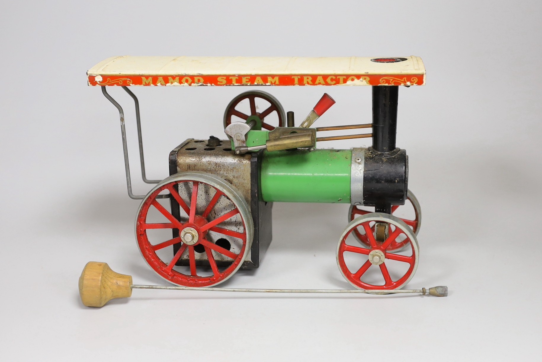 A Mamod model steam engine